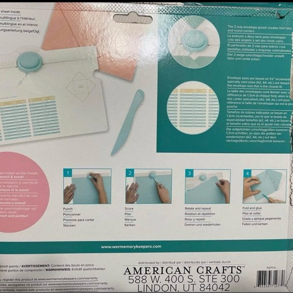 We R Memory Keepers Envelope Punch Board - Picture 3 of 4